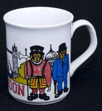 London England Monkeys British Coffee Mug